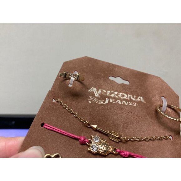 Arizona Jeans Co. Multi Bracelet, Earrings, and Ring Set for Teens - Picture 5 of 6